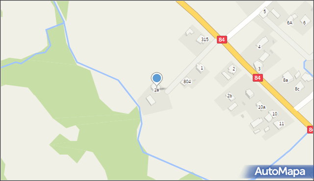 Stefkowa, Stefkowa, 1a, mapa Stefkowa