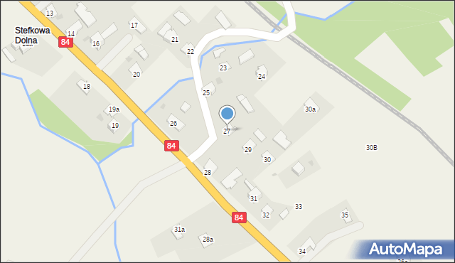 Stefkowa, Stefkowa, 27, mapa Stefkowa