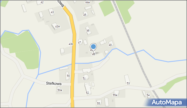 Stefkowa, Stefkowa, 48, mapa Stefkowa
