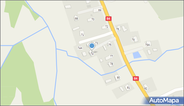 Stefkowa, Stefkowa, 74, mapa Stefkowa