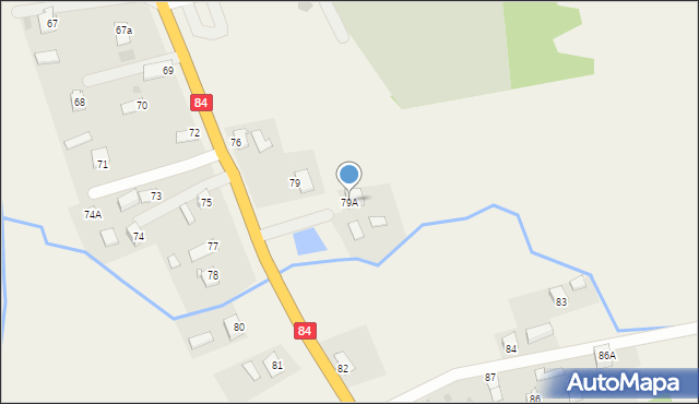 Stefkowa, Stefkowa, 79A, mapa Stefkowa