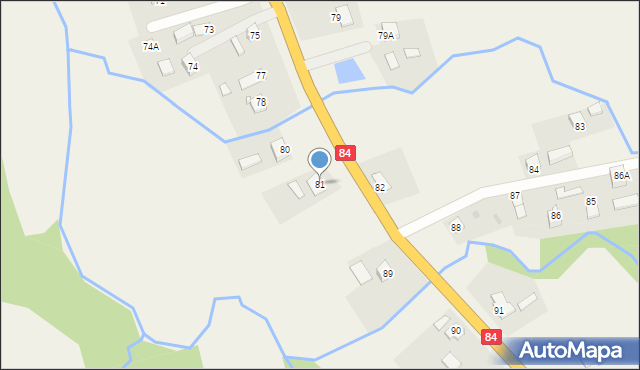 Stefkowa, Stefkowa, 81, mapa Stefkowa