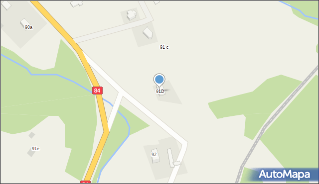 Stefkowa, Stefkowa, 91D, mapa Stefkowa