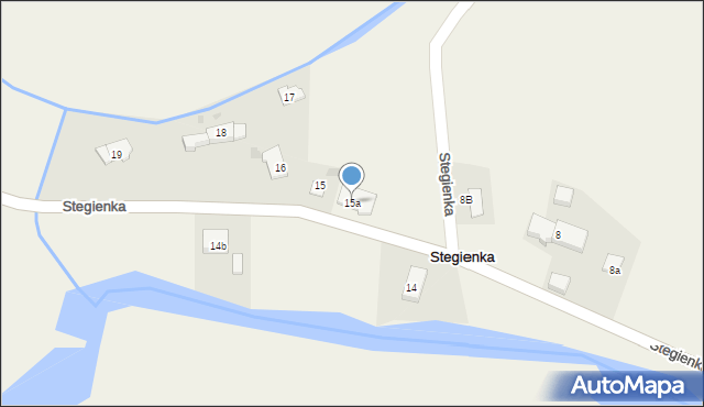 Stegienka, Stegienka, 15a, mapa Stegienka