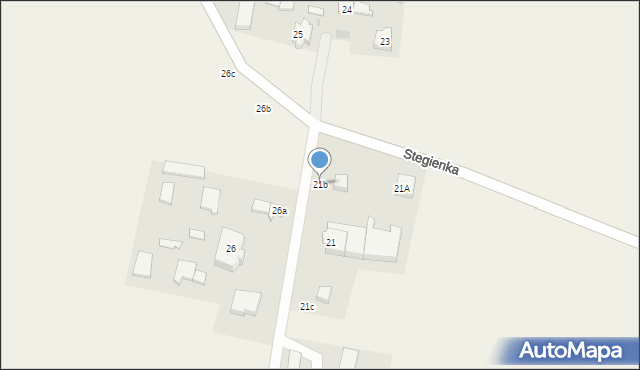 Stegienka, Stegienka, 21b, mapa Stegienka