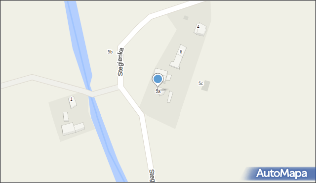 Stegienka, Stegienka, 5a, mapa Stegienka