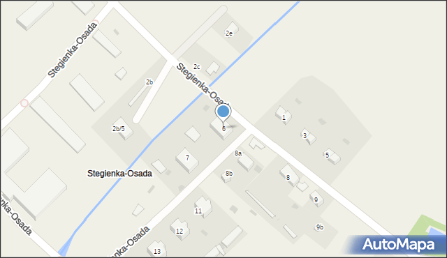 Stegienka-Osada, Stegienka-Osada, 6, mapa Stegienka-Osada