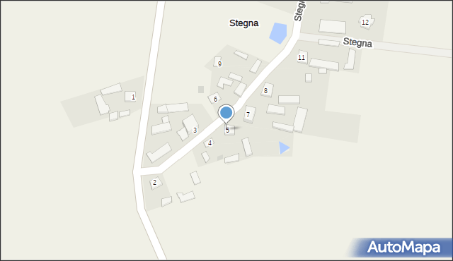 Stegna, Stegna, 5, mapa Stegna