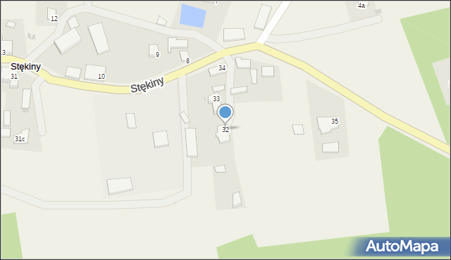 Stękiny, Stękiny, 32, mapa Stękiny