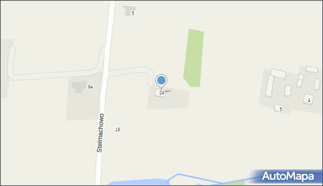 Stelmachowo, Stelmachowo, 14, mapa Stelmachowo