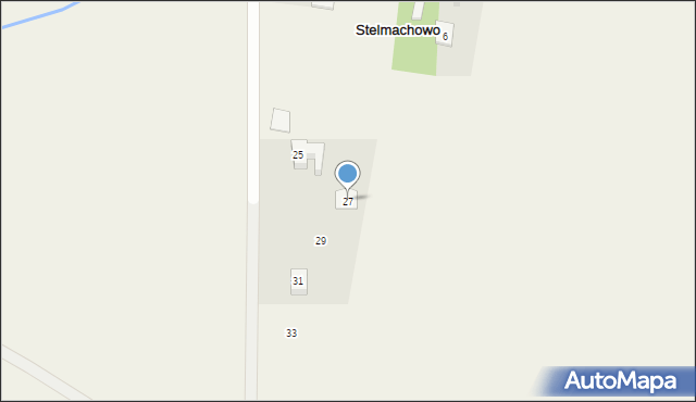 Stelmachowo, Stelmachowo, 27, mapa Stelmachowo