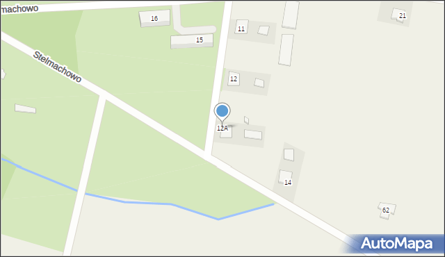 Stelmachowo, Stelmachowo, 12A, mapa Stelmachowo