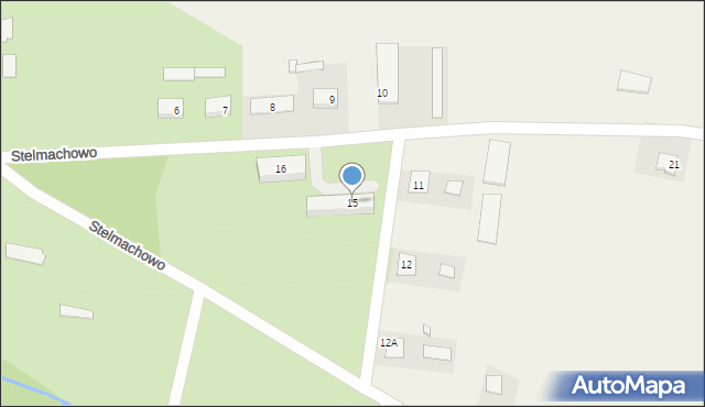 Stelmachowo, Stelmachowo, 15, mapa Stelmachowo