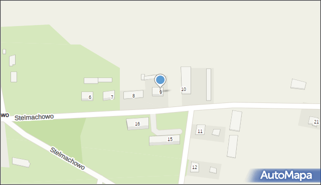Stelmachowo, Stelmachowo, 9, mapa Stelmachowo