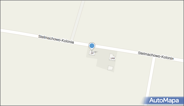 Stelmachowo-Kolonia, Stelmachowo-Kolonia, 14, mapa Stelmachowo-Kolonia