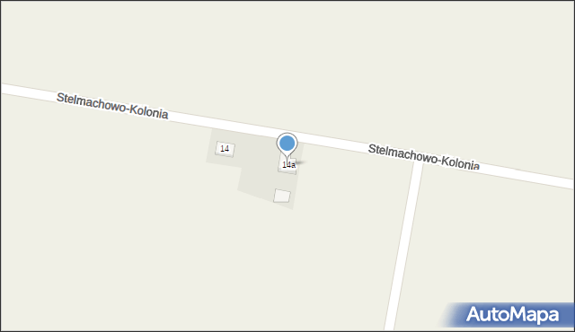 Stelmachowo-Kolonia, Stelmachowo-Kolonia, 14a, mapa Stelmachowo-Kolonia