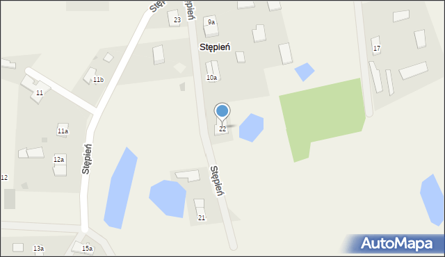 Stępień, Stępień, 22, mapa Stępień