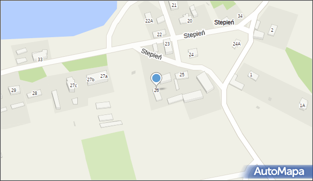 Stepień, Stepień, 26, mapa Stepień