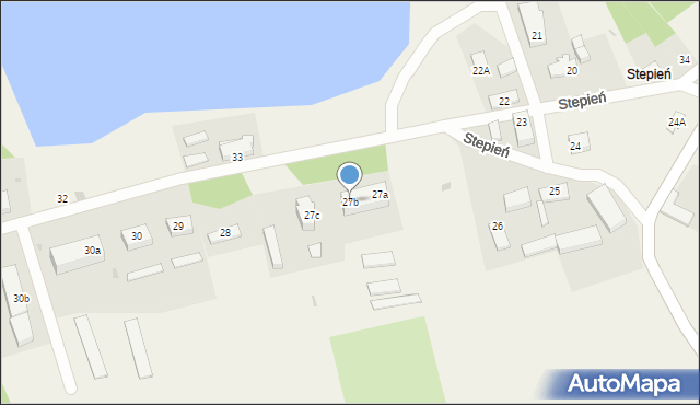 Stepień, Stepień, 27b, mapa Stepień