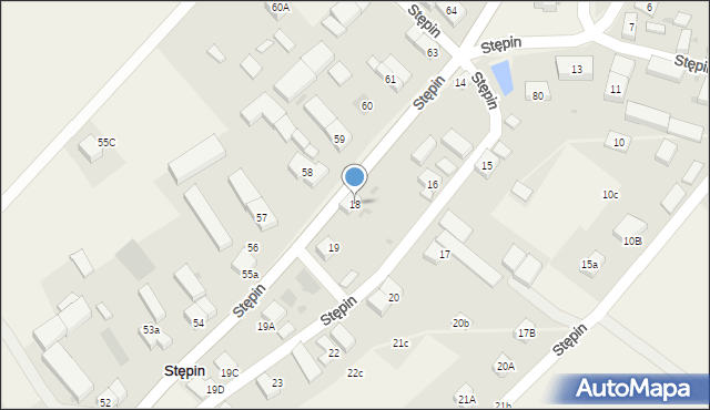 Stępin, Stępin, 18, mapa Stępin