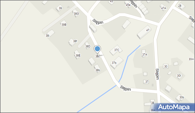 Stępin, Stępin, 38c, mapa Stępin