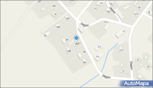 Stępin, Stępin, 38D, mapa Stępin