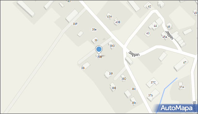 Stępin, Stępin, 39B, mapa Stępin