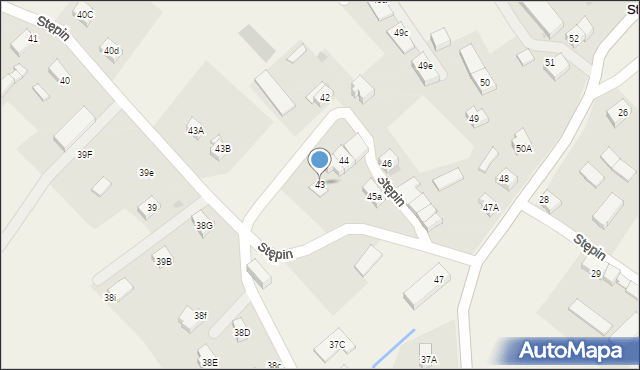 Stępin, Stępin, 43, mapa Stępin