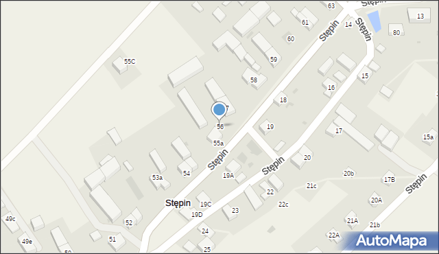 Stępin, Stępin, 56, mapa Stępin