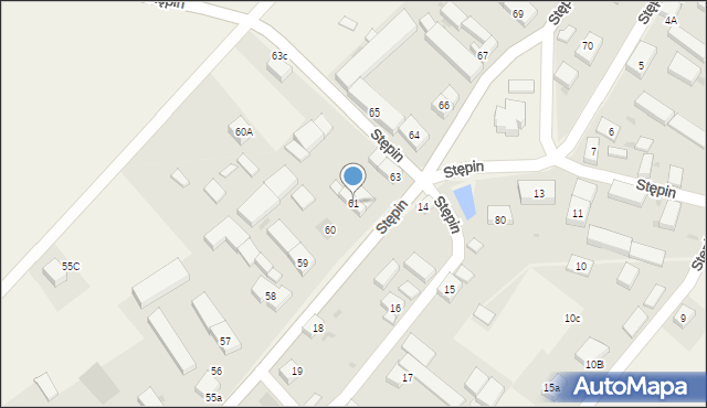 Stępin, Stępin, 61, mapa Stępin