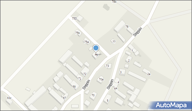 Stępin, Stępin, 75, mapa Stępin