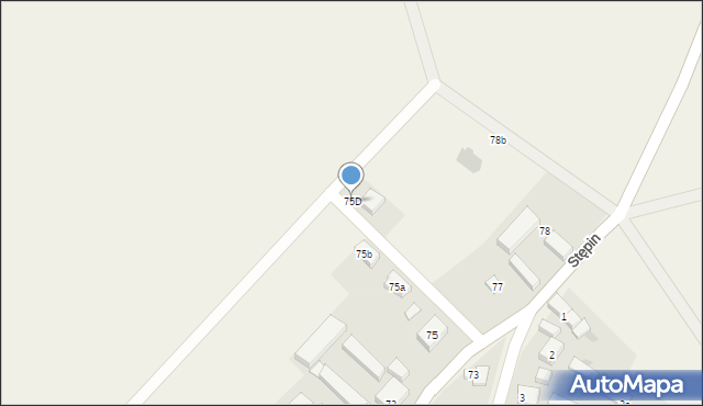Stępin, Stępin, 75D, mapa Stępin