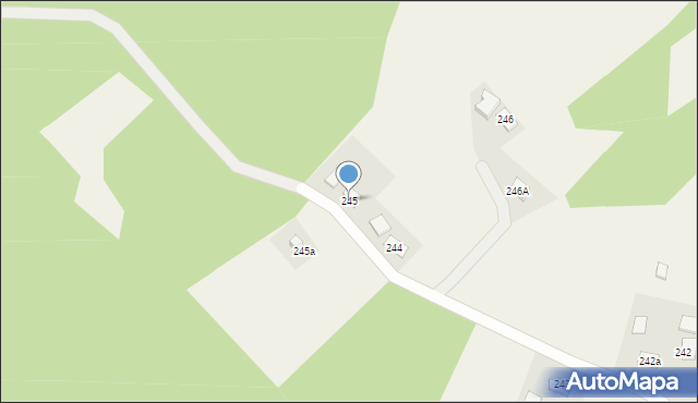 Stępina, Stępina, 245, mapa Stępina