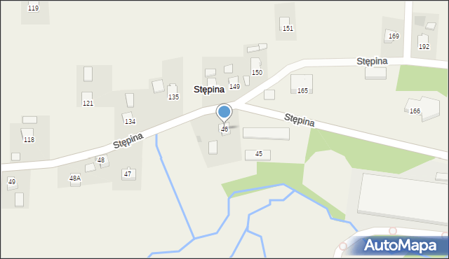 Stępina, Stępina, 46, mapa Stępina