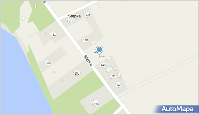 Stępka, Stępka, 14f, mapa Stępka