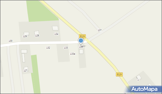 Stępków, Stępków, 135, mapa Stępków