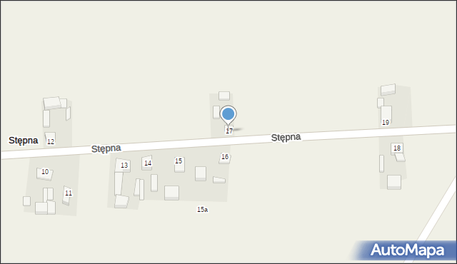 Stępna, Stępna, 17, mapa Stępna
