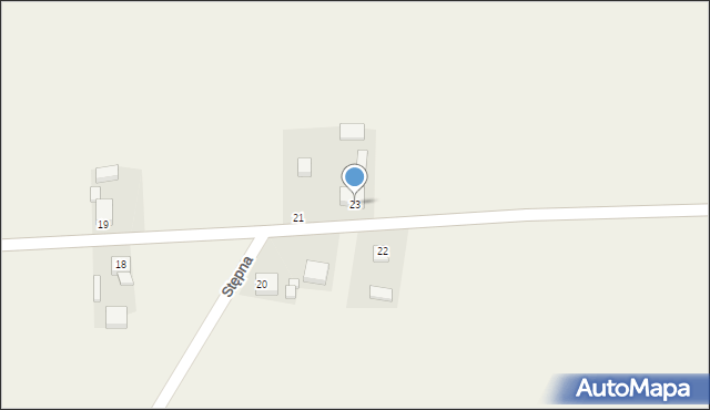 Stępna, Stępna, 23, mapa Stępna