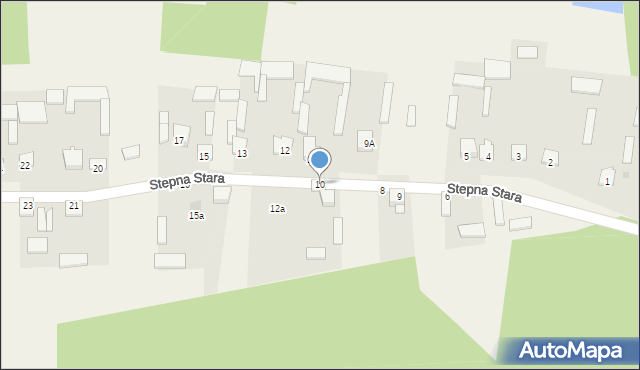Stepna Stara, Stepna Stara, 10, mapa Stepna Stara