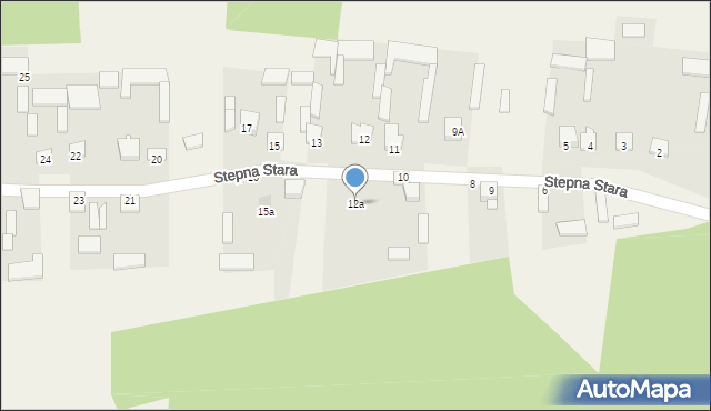 Stepna Stara, Stepna Stara, 12a, mapa Stepna Stara