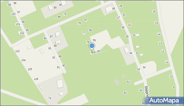 Stepno, Stepno, 75, mapa Stepno