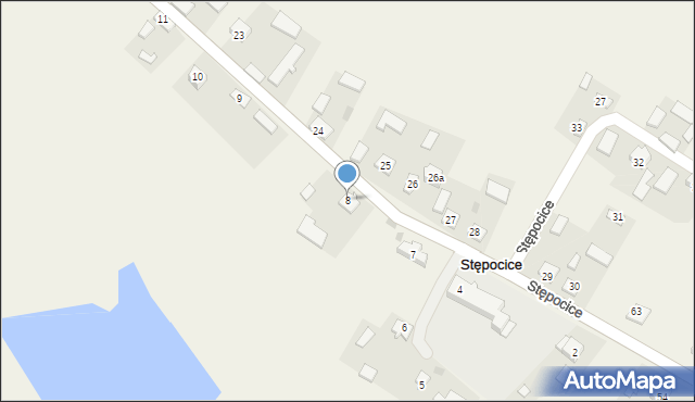 Stępocice, Stępocice, 8, mapa Stępocice