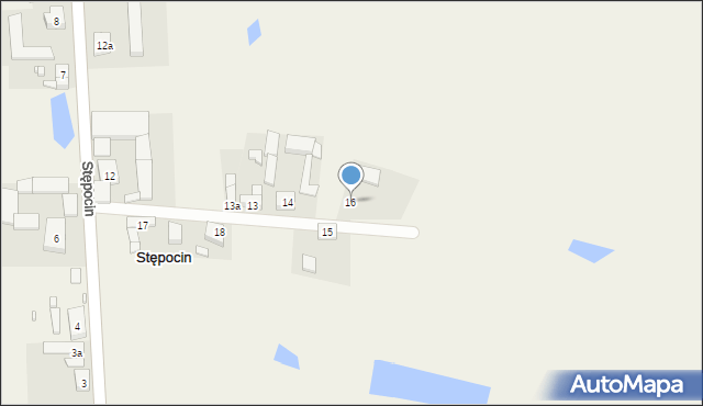 Stępocin, Stępocin, 16, mapa Stępocin