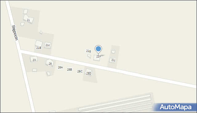 Stępocin, Stępocin, 21h, mapa Stępocin