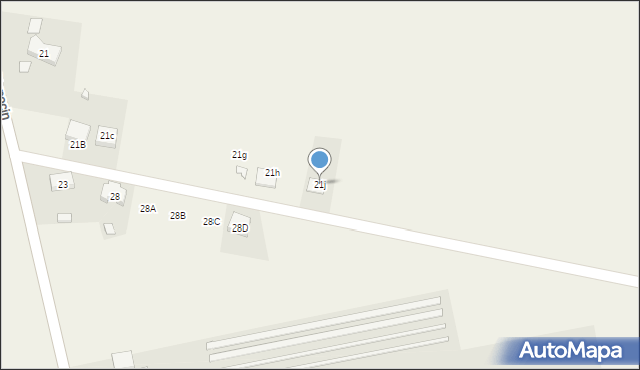 Stępocin, Stępocin, 21j, mapa Stępocin