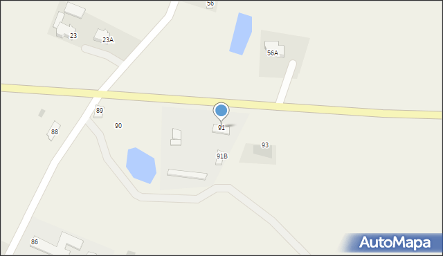 Stępowo, Stępowo, 91, mapa Stępowo