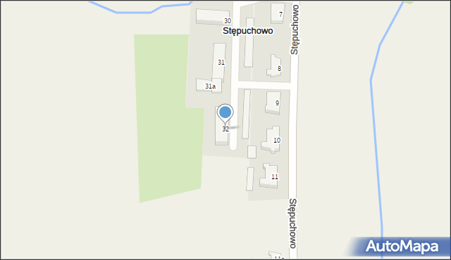 Stępuchowo, Stępuchowo, 32, mapa Stępuchowo
