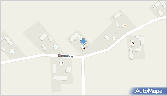 Sternalice, Sternalice, 14, mapa Sternalice