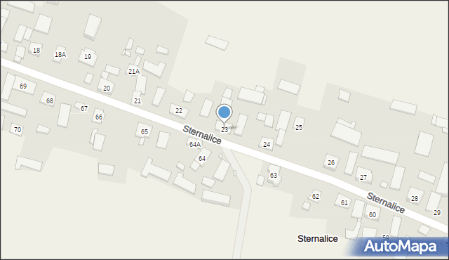 Sternalice, Sternalice, 23, mapa Sternalice