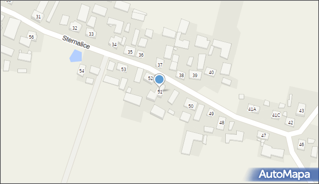 Sternalice, Sternalice, 51, mapa Sternalice